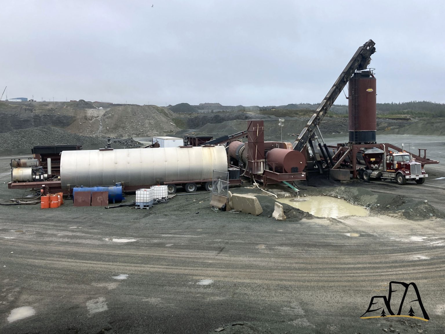 2017 ADM RB250 Portable Asphalt Plant Eastern Frontier Auctions