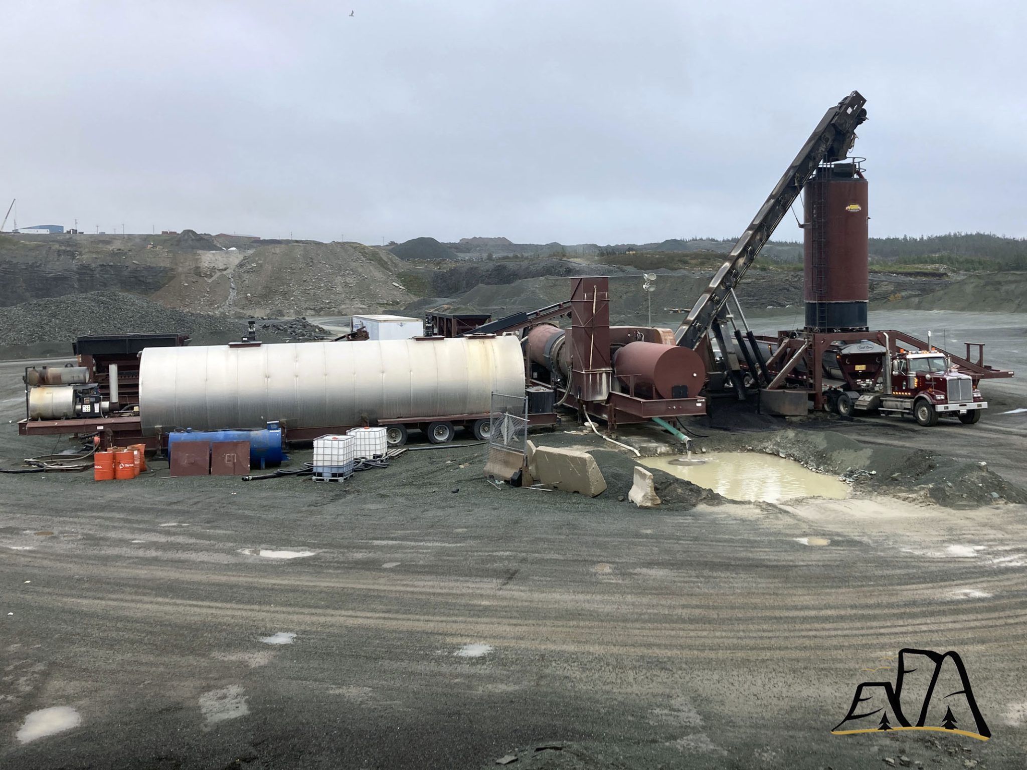 2017 ADM RB250 Portable Asphalt Plant Eastern Frontier Auctions