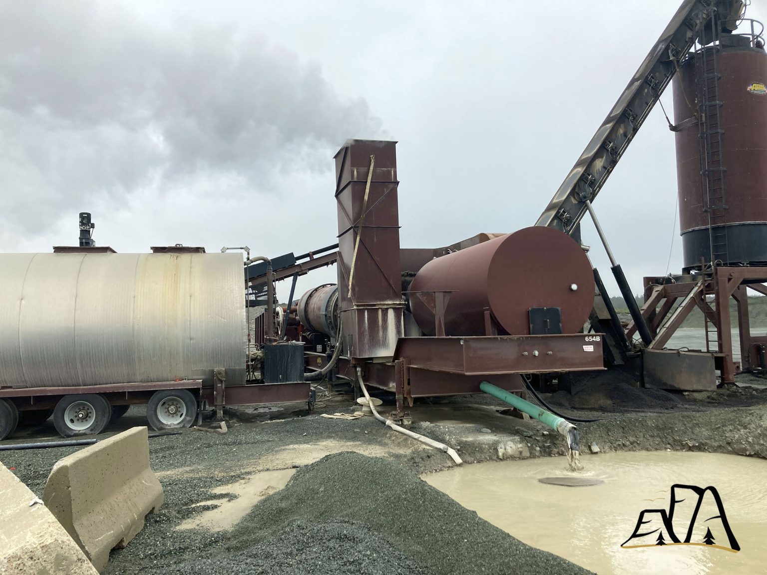 2017 ADM RB250 Portable Asphalt Plant Eastern Frontier Auctions